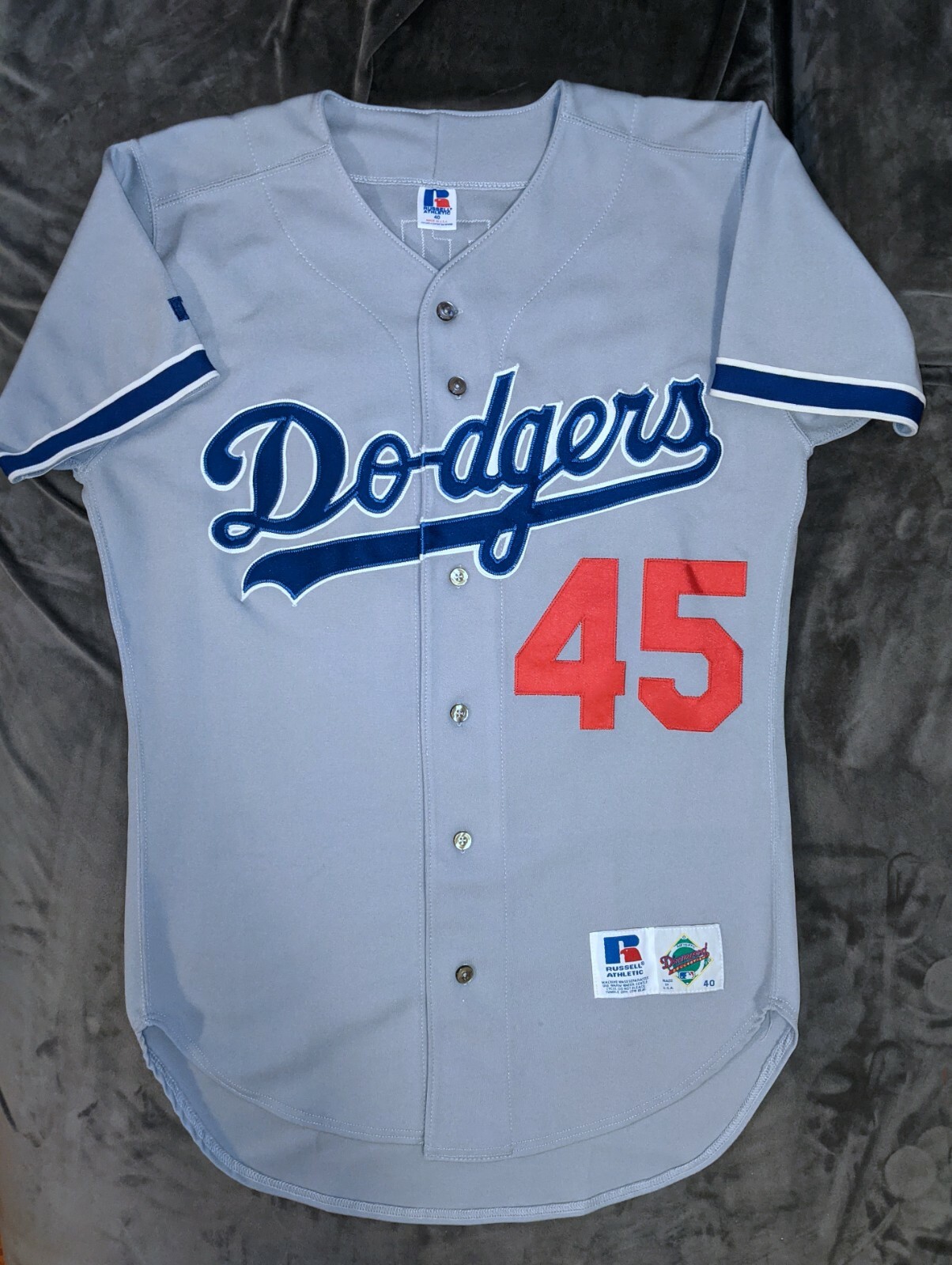 Los Angeles Dodgers ユニフォーム Mサイズ グレー Men's Los Angeles Dodgers Nike Gray Alternate Authentic