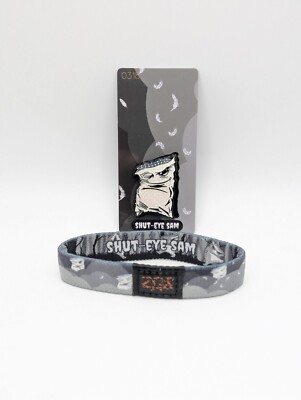 Zox Monster #318 Shut-Eye Sam ~ NEW ~ Medium ~ Wristband ~ Card & Pin