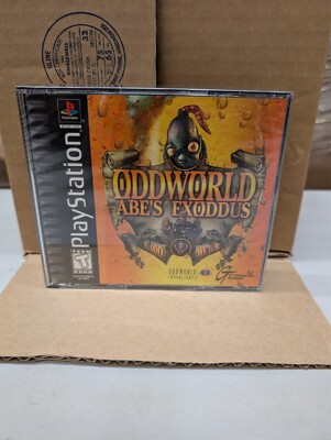Oddworld: Abe's Exoddus (Sony PlayStation 1, 1999) New -SEALED READ DESCRIPTION