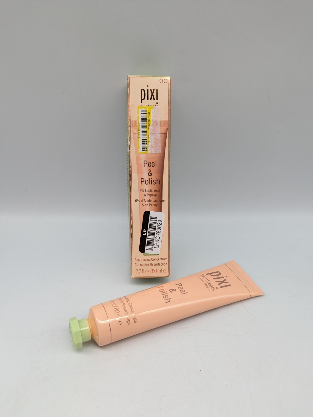 PIXI Skintreats Peel & Polish 6% Lactic Acid & Papaya 2.7 fl oz (80 ml)