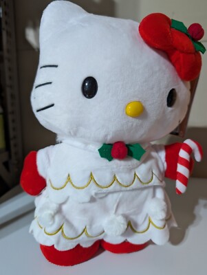 Hello Kitty Christmas Side Stepper Candy Cane White Dress 2024 NEW CVS Exclusive