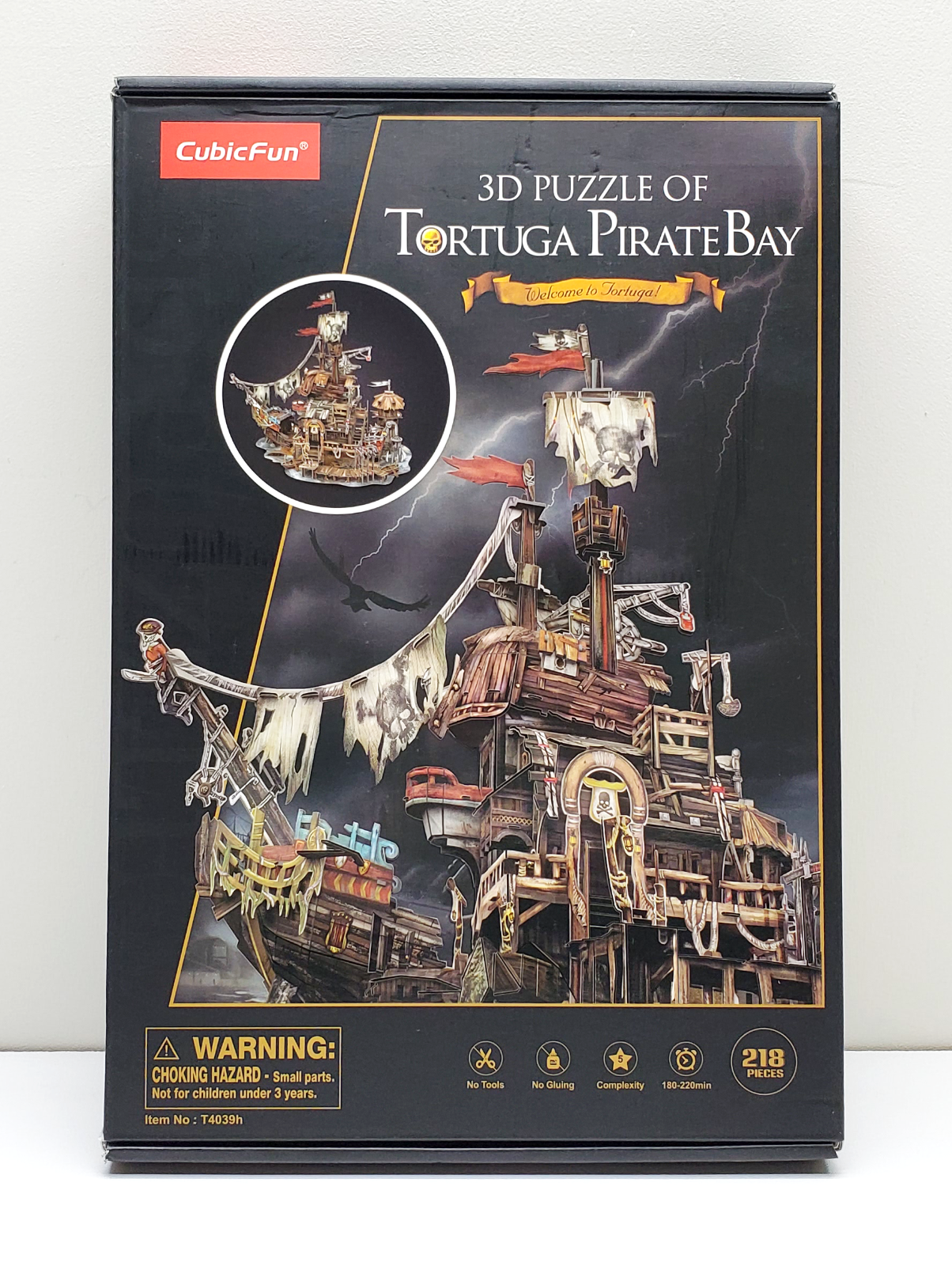 Cubicfun T4039h - Tortuga Pirate Bay - 3D Puzzle / Model
