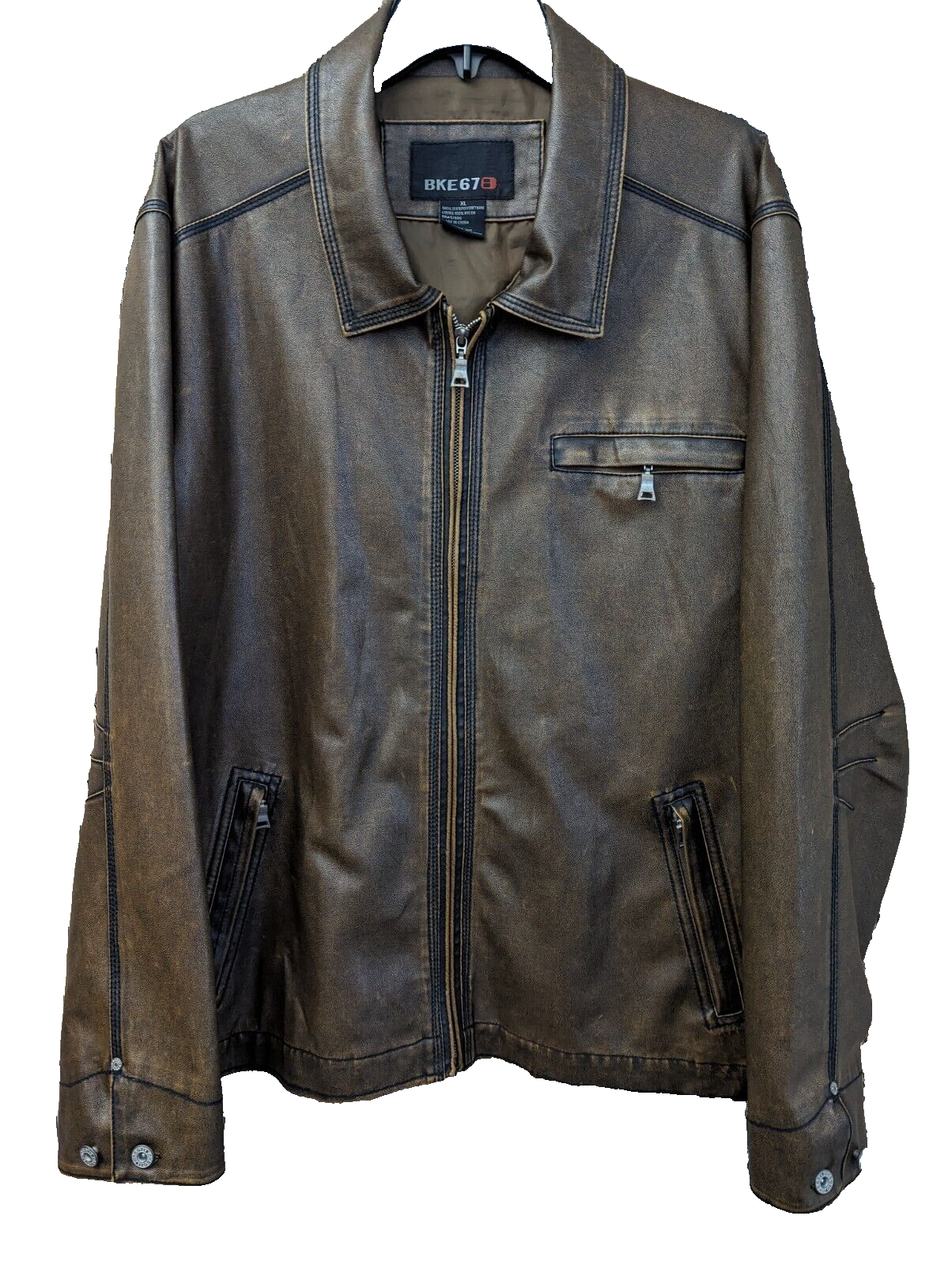 FAUX LEATHER TUCK ジャケット Faux Leather Trucker Jacket - Black | Levi's® US