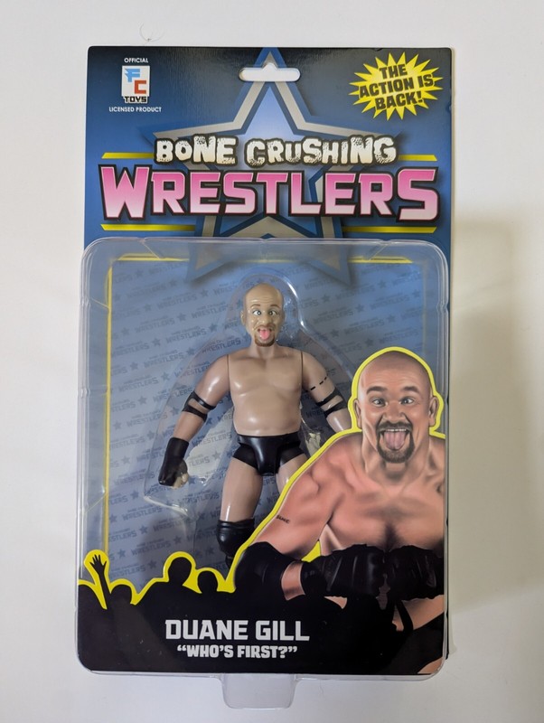 FC Bone Crushing Wrestlers Series 1 Duane Gill MOC Gillberg