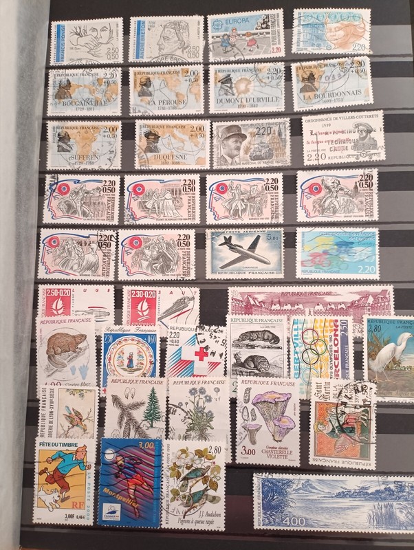 350 Timbres FranÃ§Ais OblitÃ©RÃ©S #334