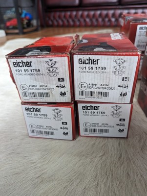 Eicher 101 59 1759 Brake Pads Rear Ford Mondeo 2014-