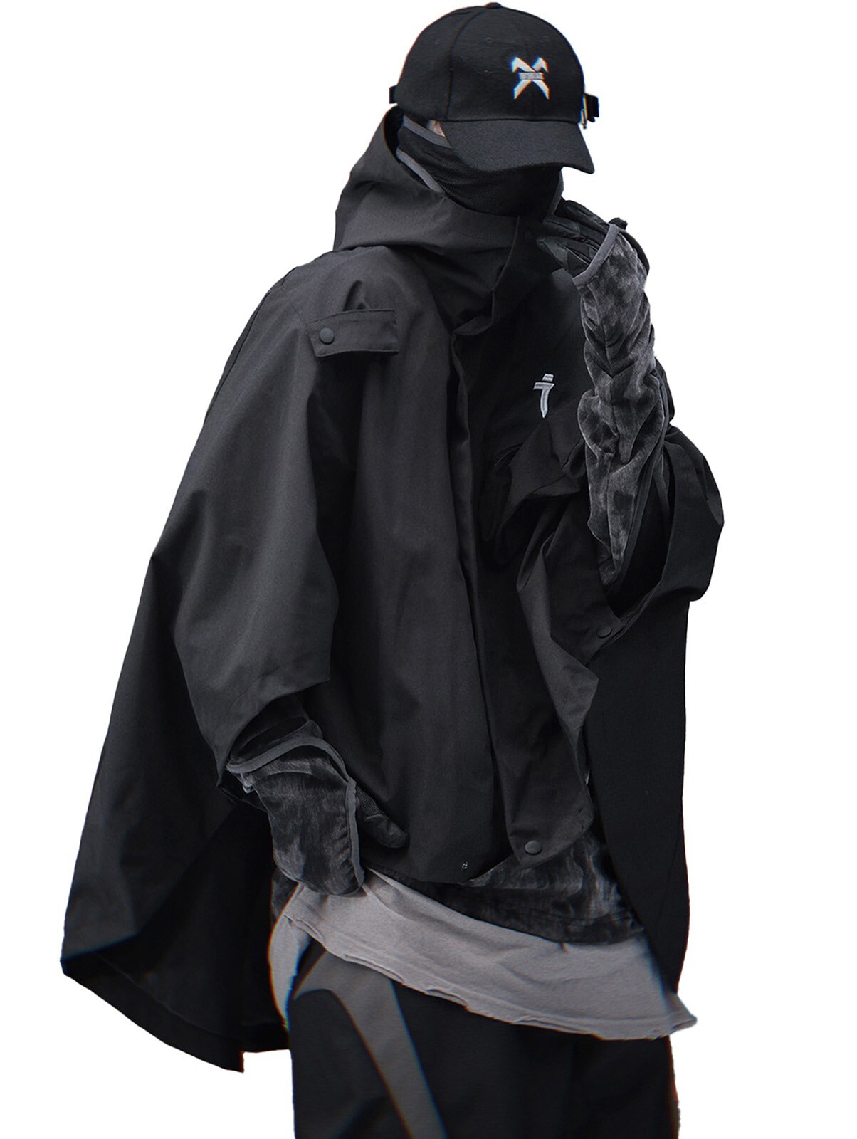 ジャケット・アウター GOA military hoodie design poncho Poncho Villa™ MK2: Technical Soft-Shell Poncho by Hazard 4