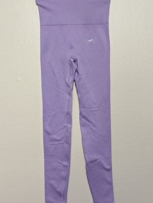 MP womens tempo rib seamless leggings size XS lilac NWT dance yoga