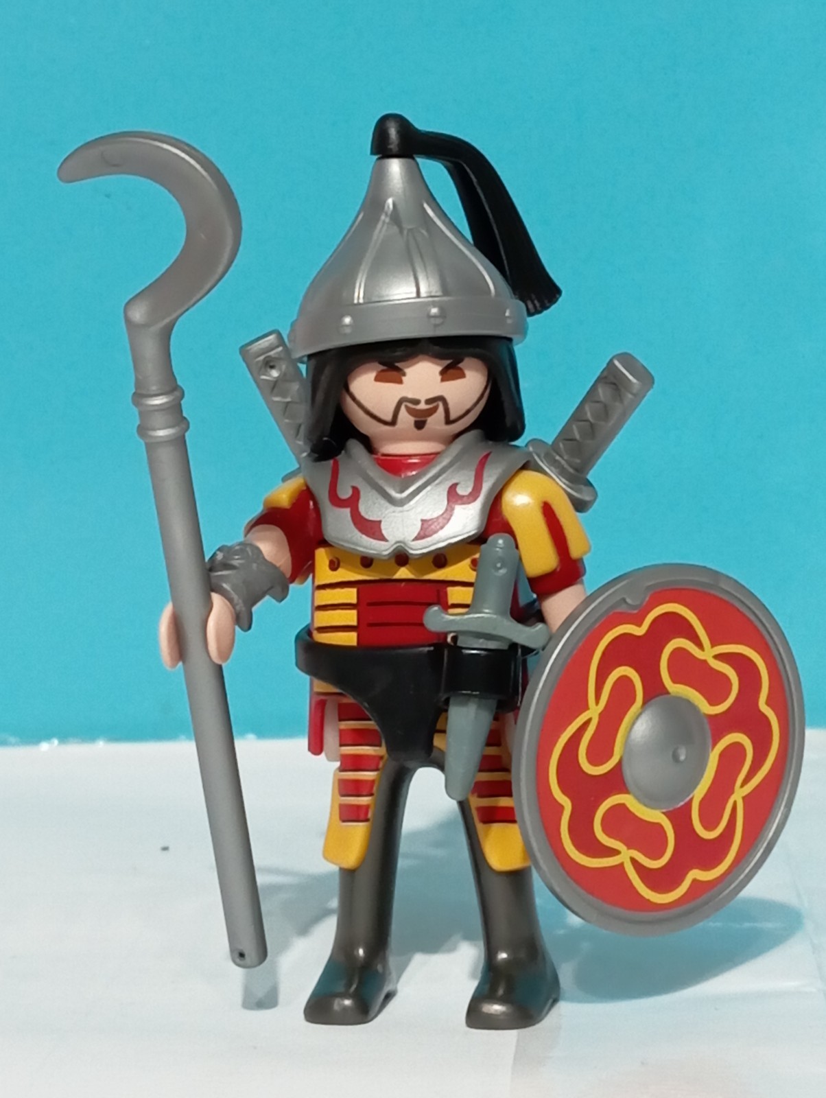 廃盤 playmobil 3899 フィギュアセット 1997) Playmobil 3899 Blue Knight with ruined Tower