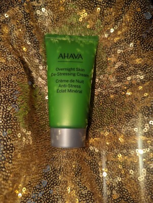 AHAVA Overnight Skin De-Stressing Cream 1.7 oz NWOB