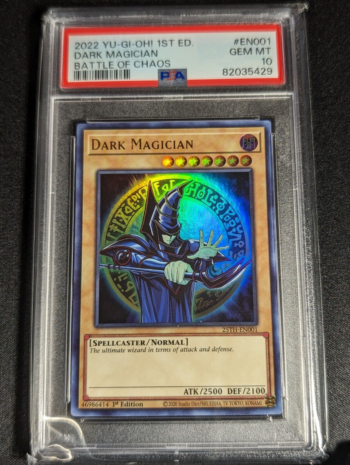 Yugioh - Dark Magician 25TH-EN001 1st Ultra Rare Battle of Yugioh - Dark Magician 25TH-EN001 1st Ultra Rare Battle of