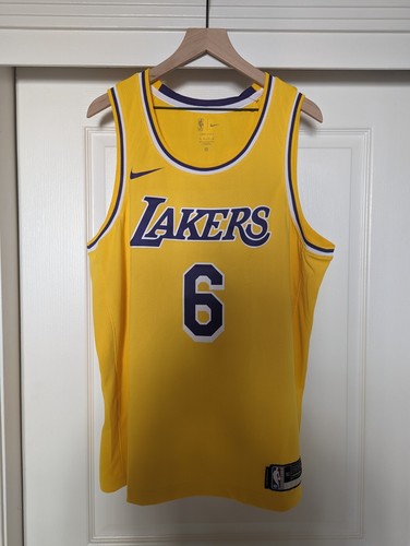 Nike Lakers レブロンジェームズ　サイズ52 LeBron James Men's 52 XL Nike Swingman Los Angeles Lakers