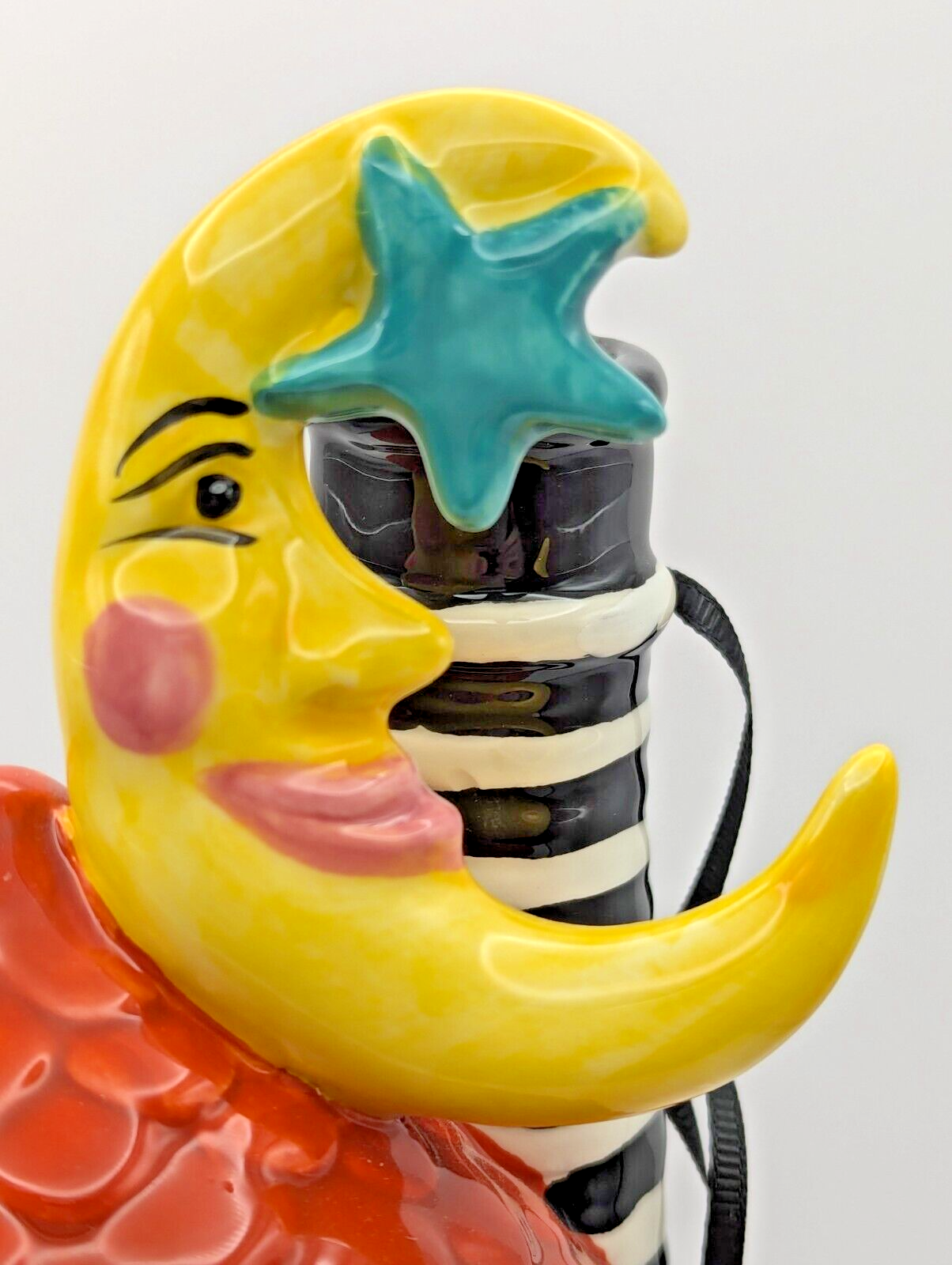 NEW Blue Sky Clayworks FOLK ART Halloween Mansion Tealight Candle House 10” NWT