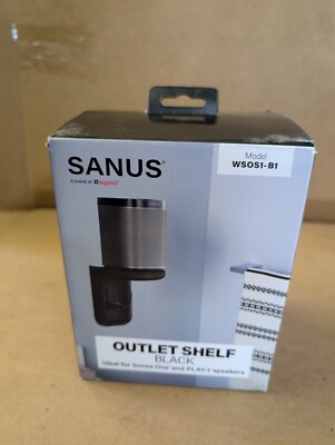 Sanus WSOS1-B1 Outlet Shelf for Sonos One & Play1 NEW in Box fr/shp (SHELF ONLY)