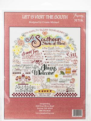 Imaginating Counted Cross Stitch Kit Let's Visit The South 3171K Ursula Michael
