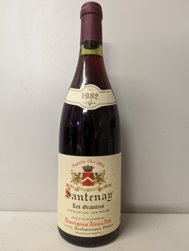 Superbe - Santenay - 1982 - Les Gravieres - 43 Ans - Desvignes - Pontanevaux