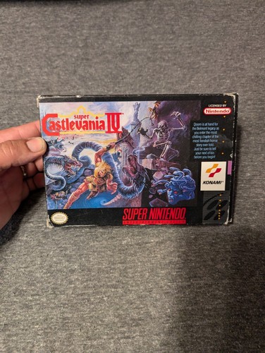 Castlevania IV With Original Box And Manual | eBay