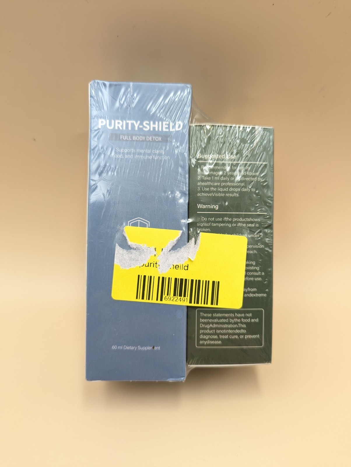 Purity-Shield Full Body Detox & Cleanse Herbal Gut Defense Supplement Kit
