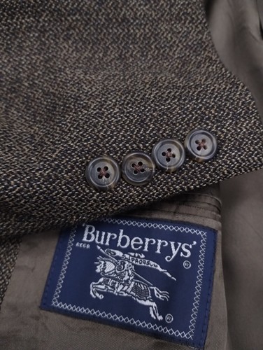 ジャケット・アウター burberrys harris tweed vintage coat Vintage Burberrys Tweed Coat - Etsy
