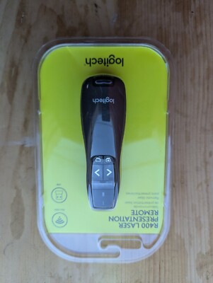 Logitech R400 Laser Pointer Presenter Bluetooth & USB Presentation 910-006518