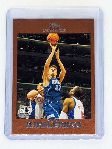サムライブルー　2006年〜2011年カード&箸セット 2007-08 Topps Copper #47 Andrei Kirilenko /50 Utah Jazz | eBay