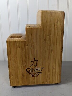 Ginsu Chikara Kitchen Storage Knife Block 11 Slot Excellent Condition 