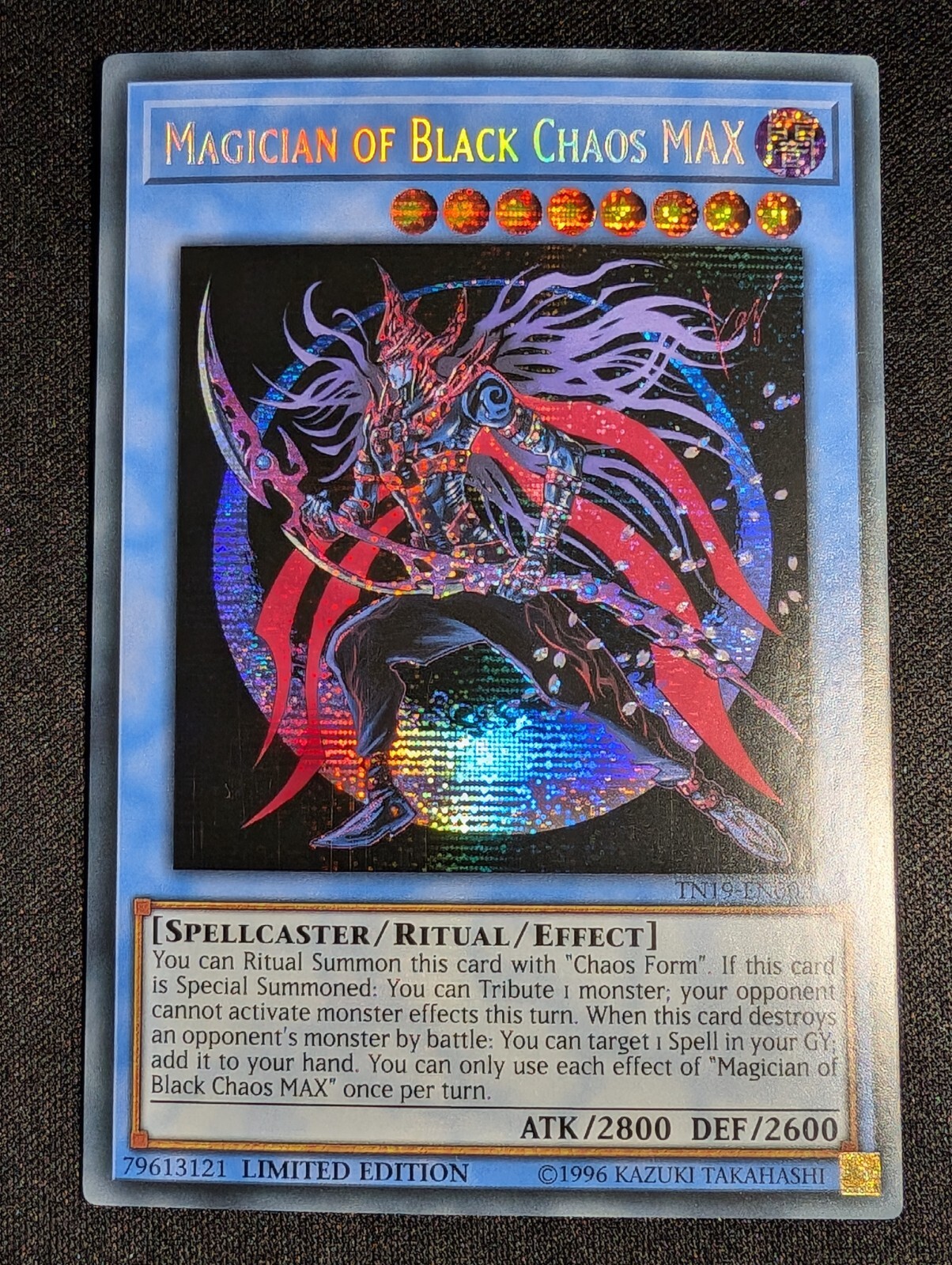 Yugioh - Magician of Black Chaos MAX TN19-EN002 1st Yugioh - Magician of Black Chaos MAX TN19-EN002 1st