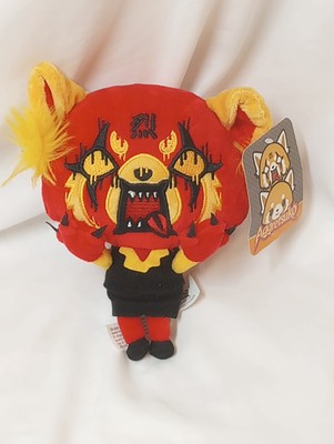 Sanrio Aggretsuko Red Rage 7'' Plush , New With Tag Gund Stuffed Animal 