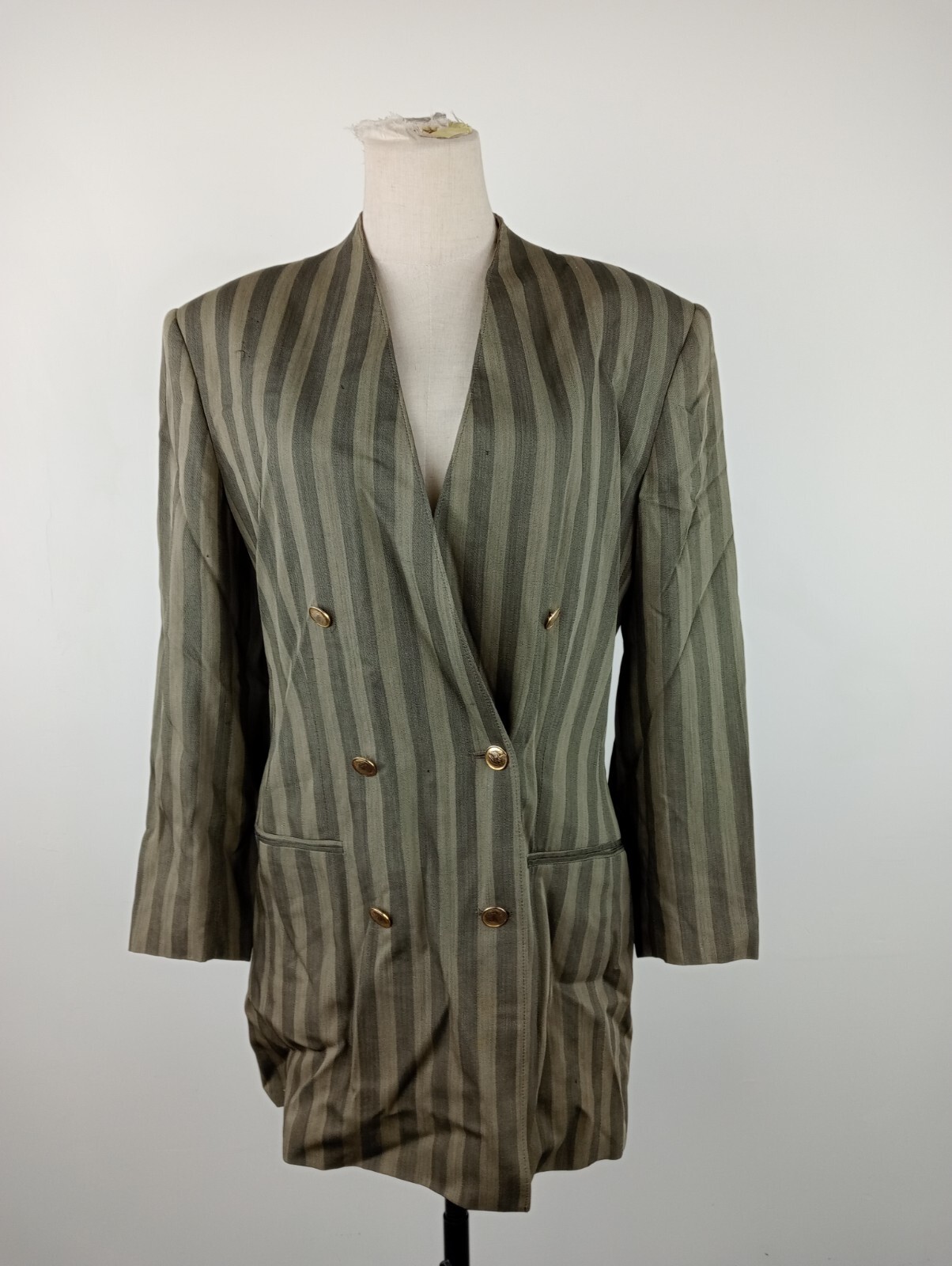 Laura Biagiotti Blazer Jacket Women 42 Wool Vintage Casual