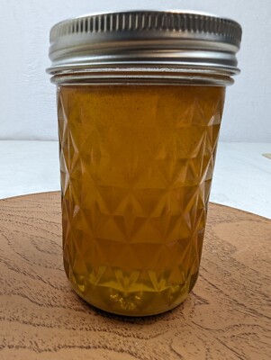 Raw Honey 1 lb 100% Wildflower Local Michigan  Organic  Canning Jar. Natural