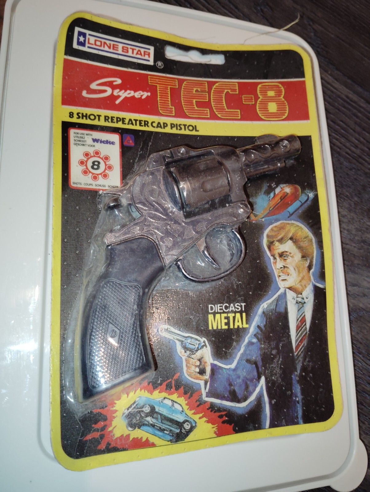 LONE STAR レトロなおもちゃ　made inENGLAND 昭和 vintage metal toy gun lone star super tec made in England