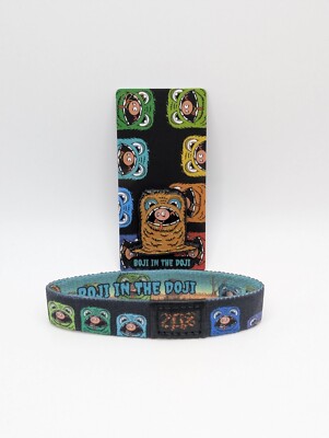 Zox Monster #249 Boji In The Doji ~ NEW ~ Medium ~ Wristband ~ Card & Pin