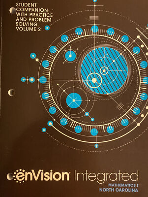 enVision Integrated Mathematics 1 Vol 2 North Carolina Student Book Home School