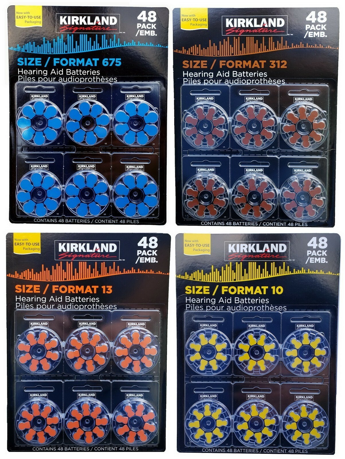 Kirkland Hearing Aid Battery Size 10 13 312