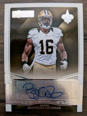BRANDON COLEMAN 2016 Panini Prime Donruss Signatures AUTO Autograph Card PWE