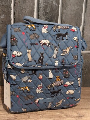 Vera Bradley CAT'S MEOW   Insulated Lunch Crossbody Bag Kittens   V267 New