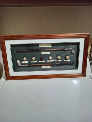 Wooden Shadow Box Evolution Of Irons
