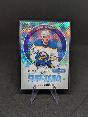Lukas Rousek 2023-24 Upper Deck Ice Sub-Zero Rookie