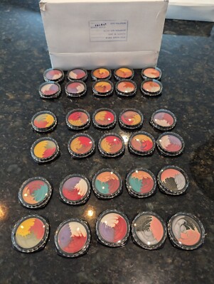 30 ! MAX FACTOR TIE DYED LIP GLOSS 1980s PSYCHEDELIC BRAND NEW OLD STOCK Lot#2