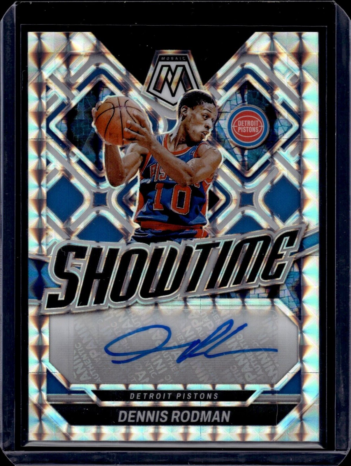 2023-24 Panini Mosaic Showtime Signatures Dennis Rodman | eBay