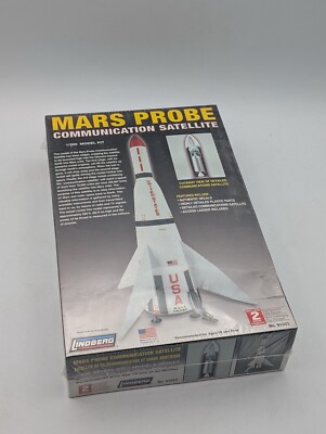Lindberg Mars Space Probe Communication Satellite Model kit #91003  NEW & SEALED