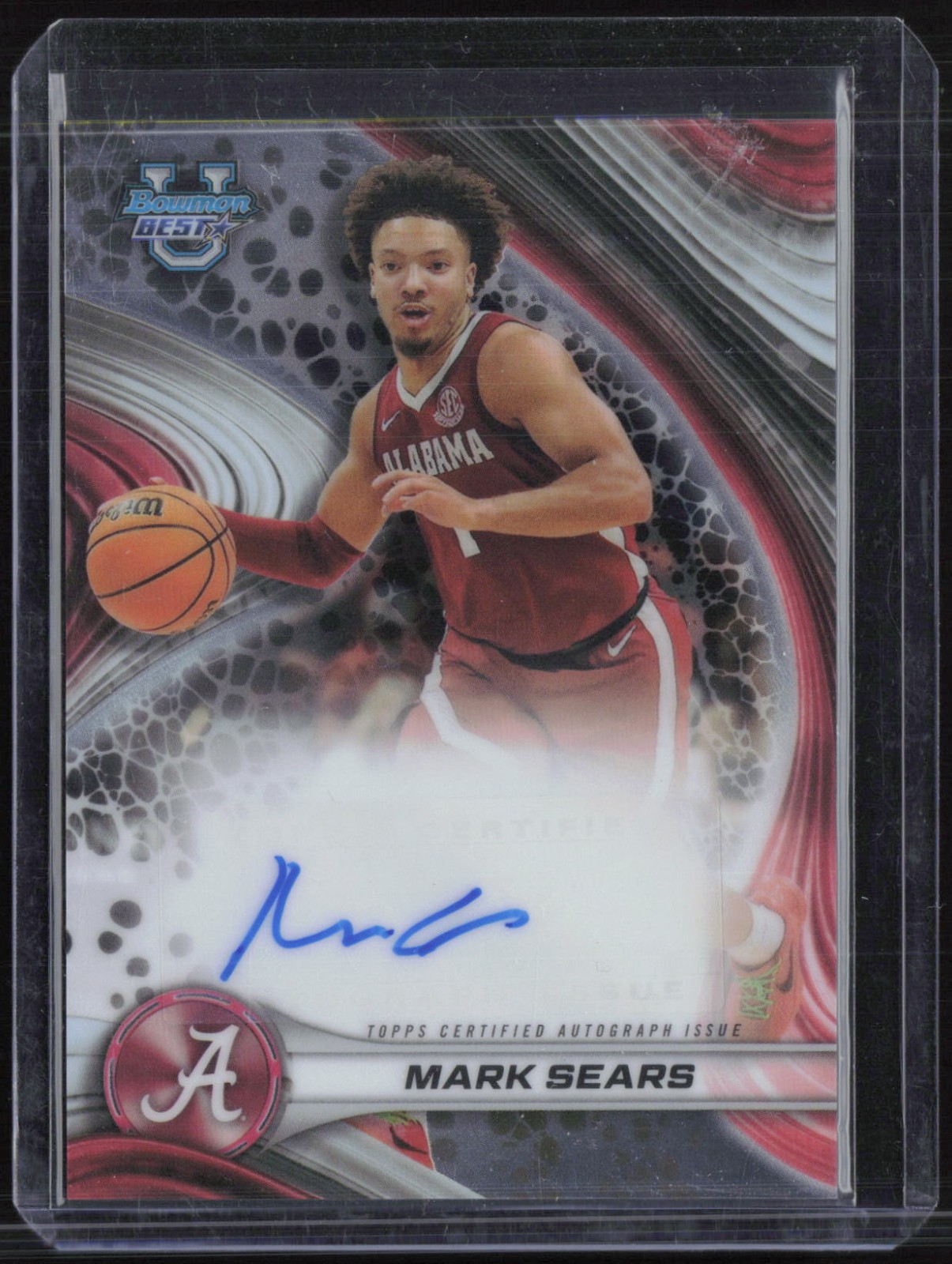 2024 Bowman Chrome U Best Mark Sears Auto Autograph