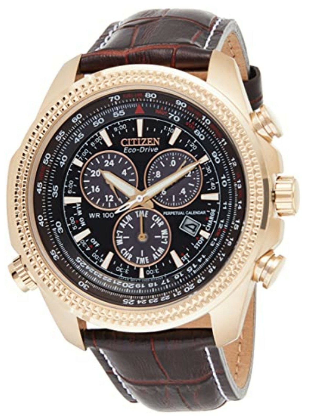 Pre-owned Citizen - Bl5403-03x - Perpetual Calendar Chronograph Eco-drive Men's Watch