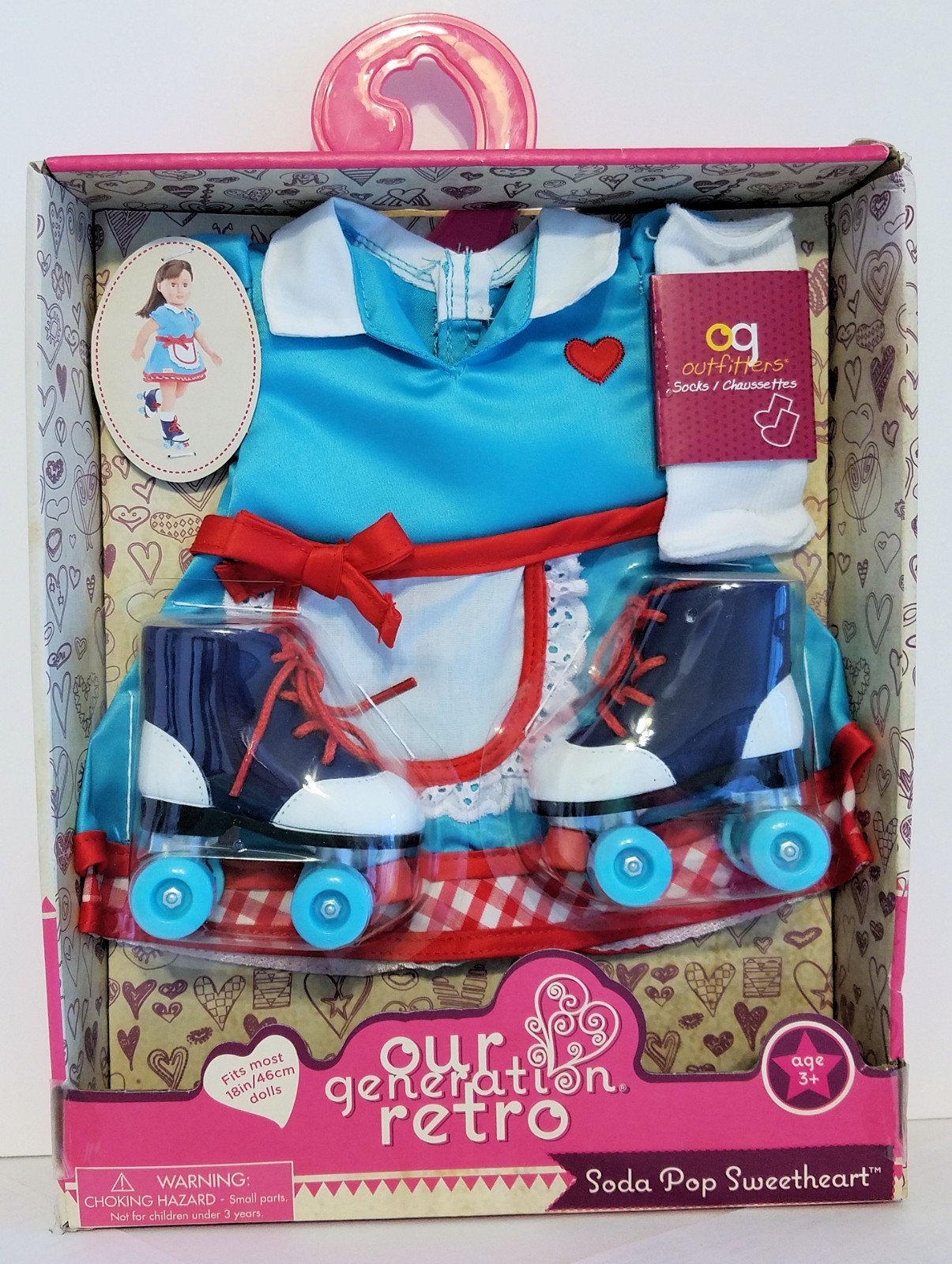 NEW Our Generation Soda Pop Sweetheart Outfit & Garden Party Play sets 18