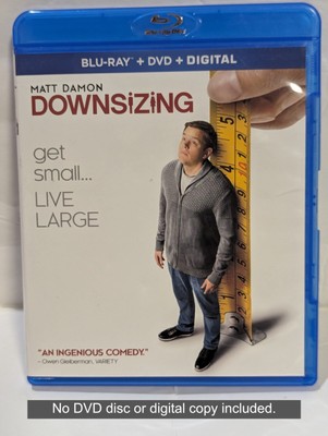 Downsizing BLU RAY Matt Damon 2017 Movie Sci-Fi Comedy-Drama