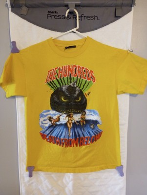Vintage The Hundreds Death From Below Yellow Medium T-shirt