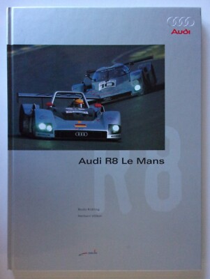 AUDI R8 LE MANS orig 1999 Large 135pp Coffee Table Book by Kraling & Volker