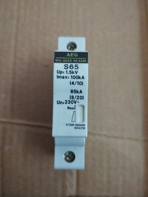 832-787-574 AEG Surge Arrestor Elfa Guas 55-230R S65, Up1.5kV, Imax 100kA FRE...
