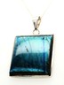 Labradorite & 925 Sterling Silver Pendant Fine Unisex Statement Jewellery -2.JPG
