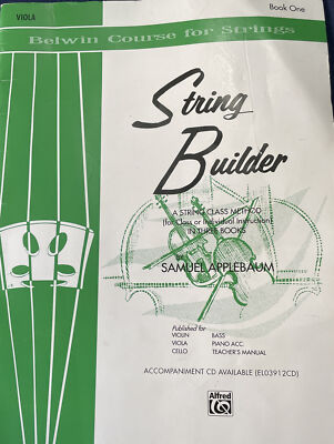 Belwin Course for Strings- VIOLA. String Builder, Bk 1: A String Class Method...